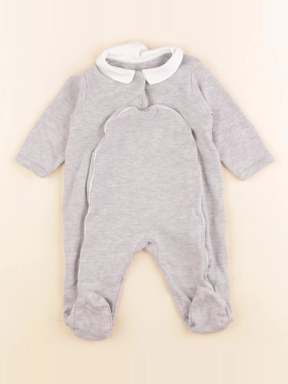 Pyjama coton gris