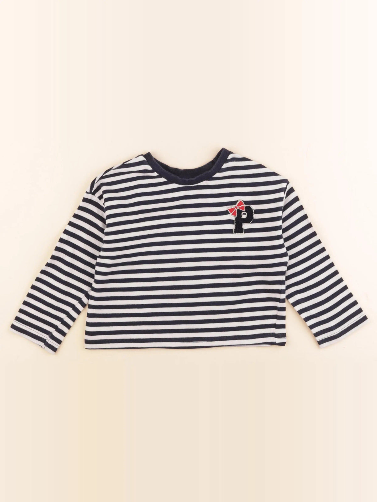 Tee-shirt bleu, blanc