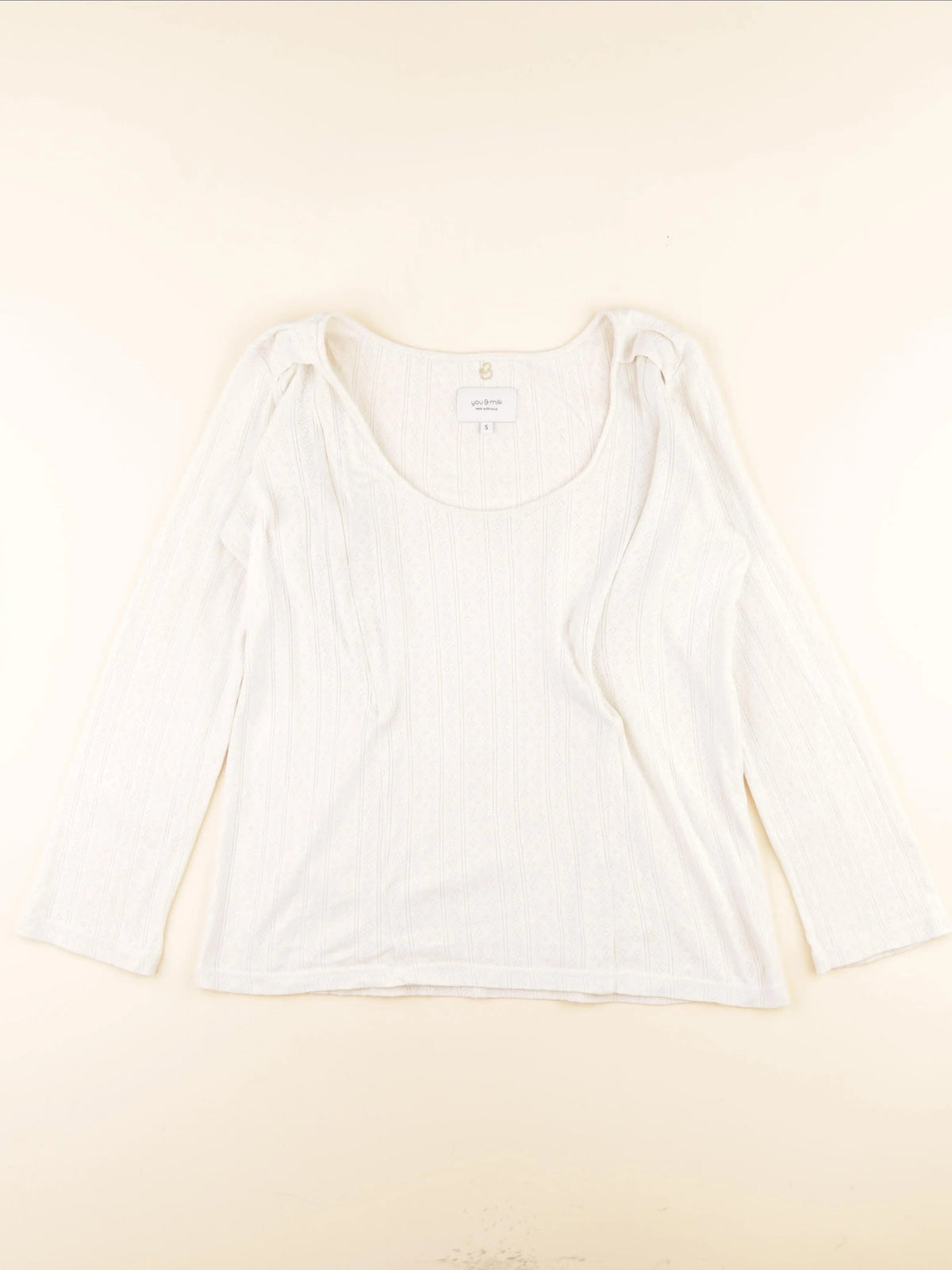 Tee-shirt allaitement beige