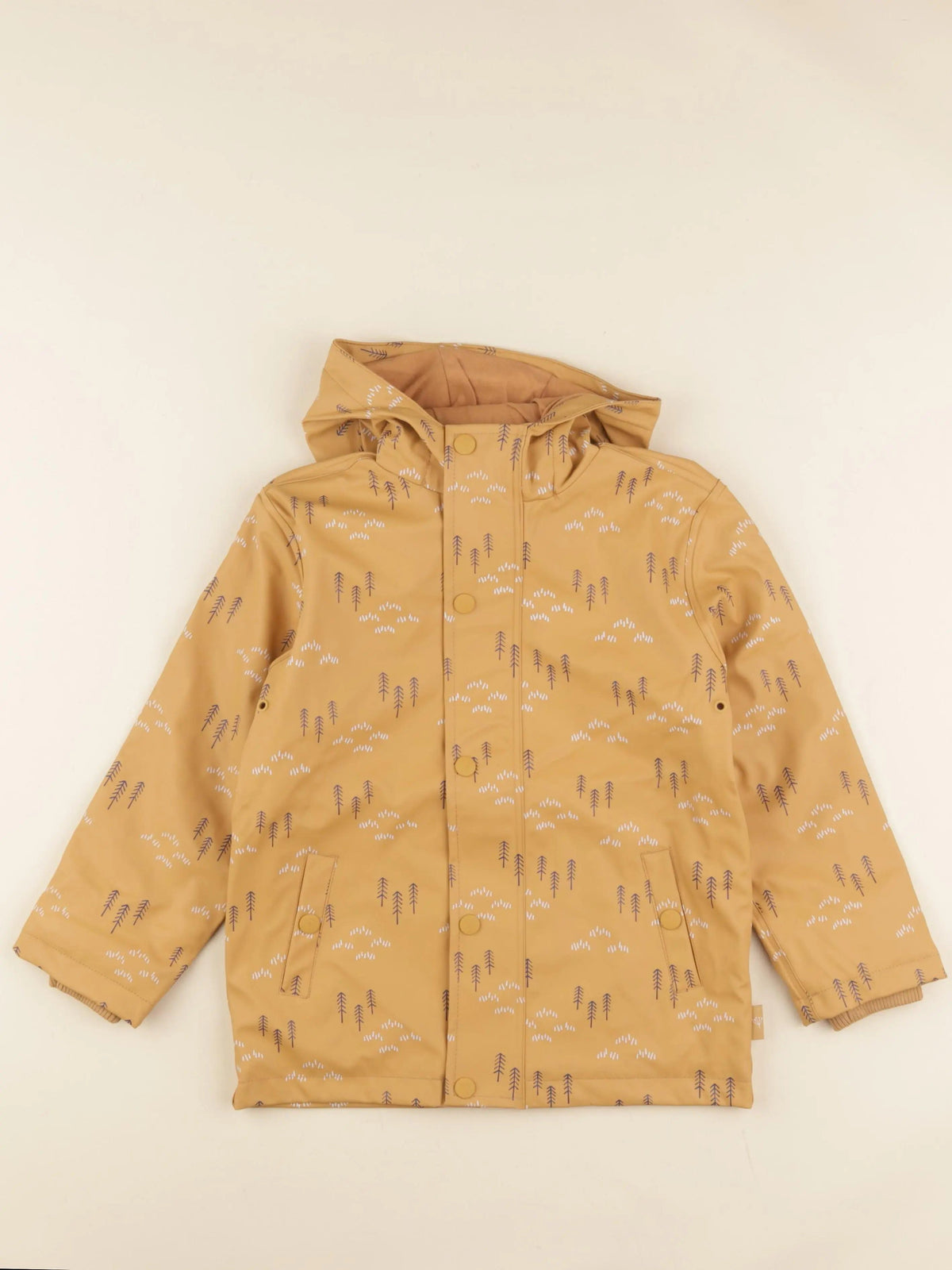 Imperméable jaune forêt