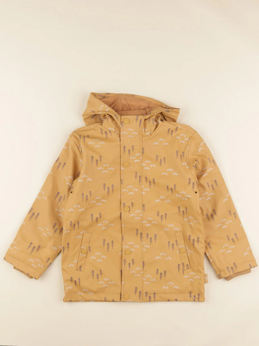 Imperméable jaune forêt