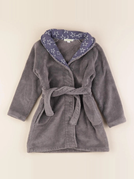 Robe de chambre gris