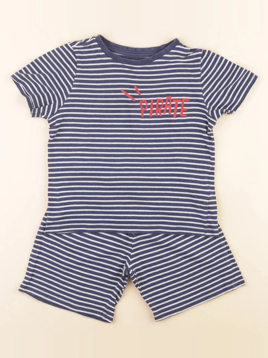 Pyjama coton bleu