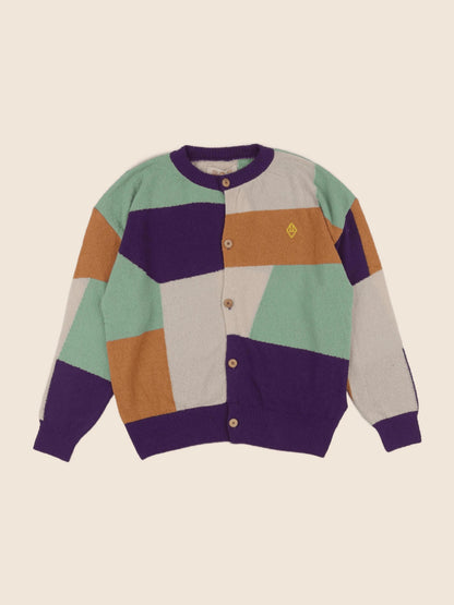 Cardigan toucan multicolore