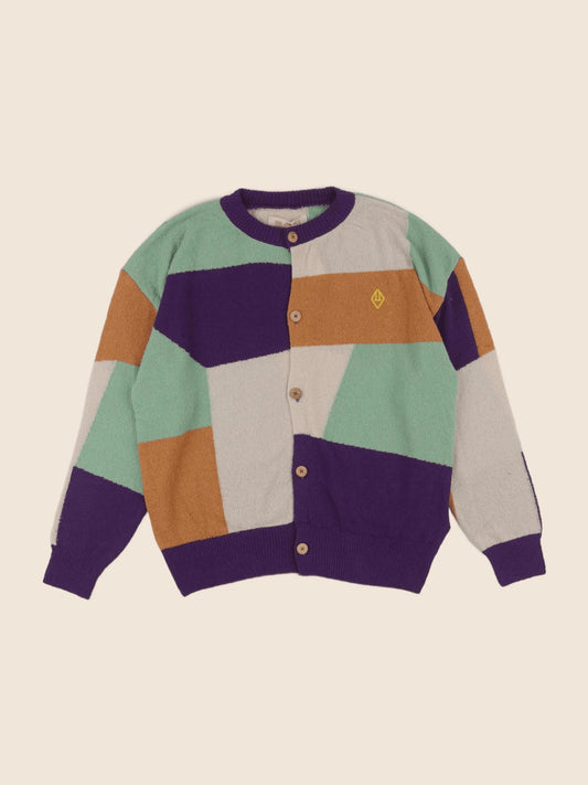 Cardigan toucan multicolore