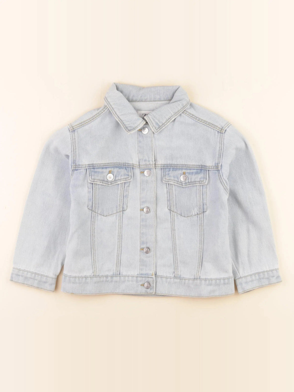 Veste imprimé au dos bleu