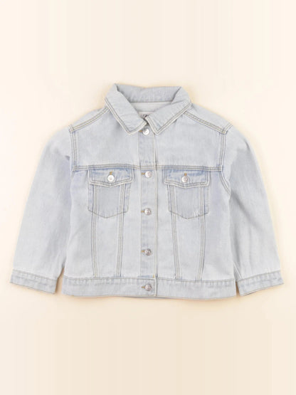 Veste imprimé au dos bleu