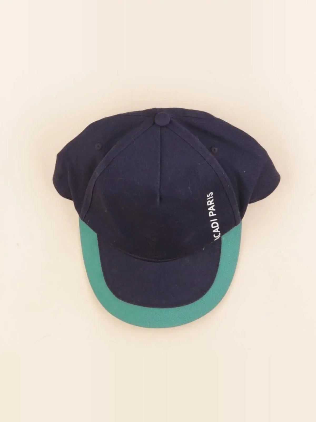 Casquette bleu, vert