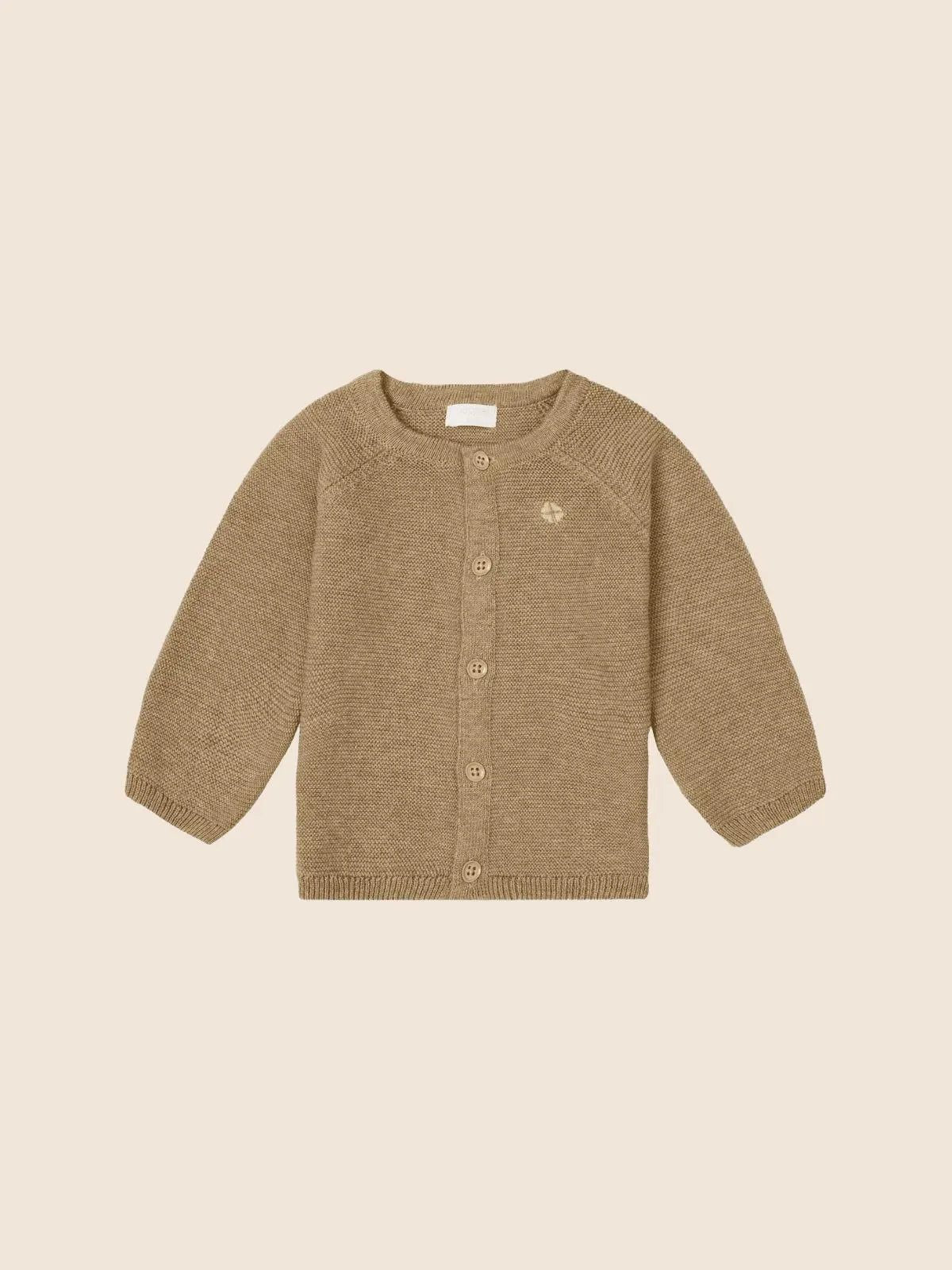 Gilet tricot naga vert, beige