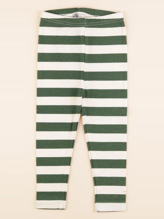 Legging rayé vert