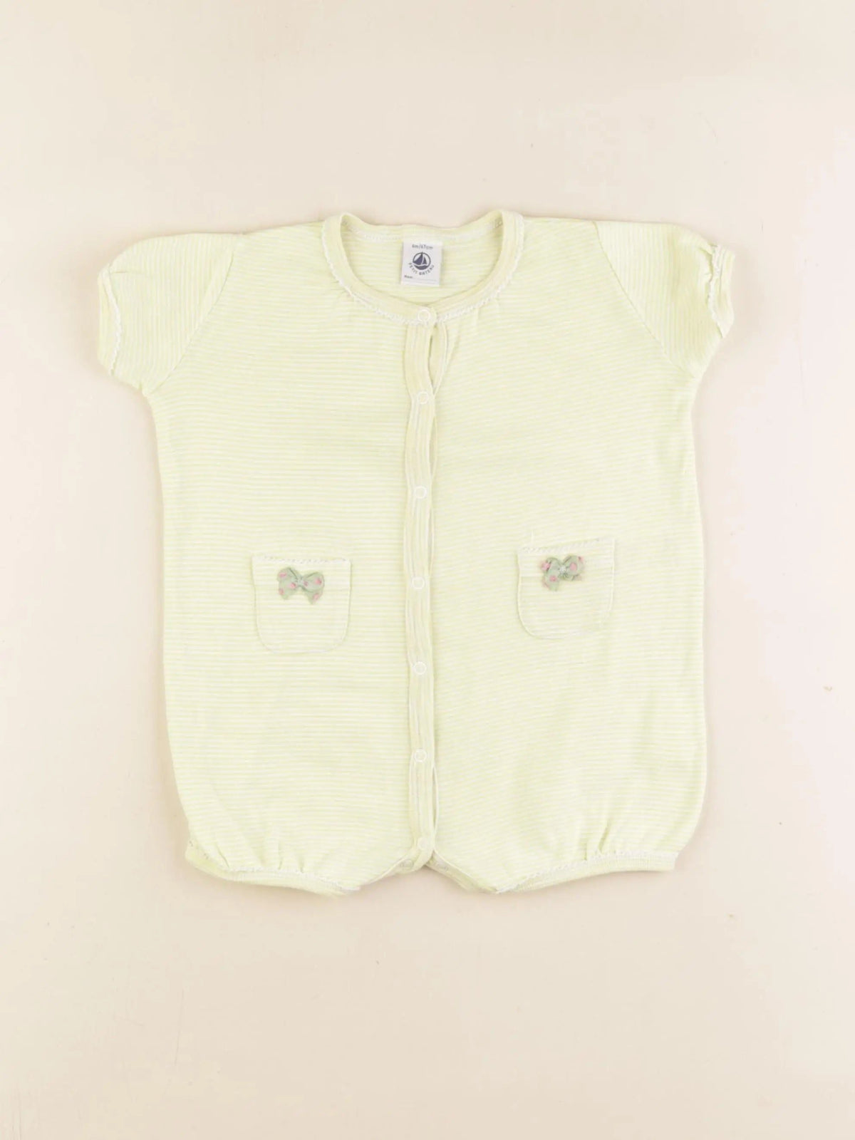 Pyjama coton jaune