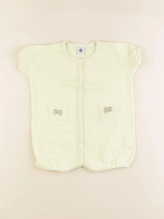 Pyjama coton jaune