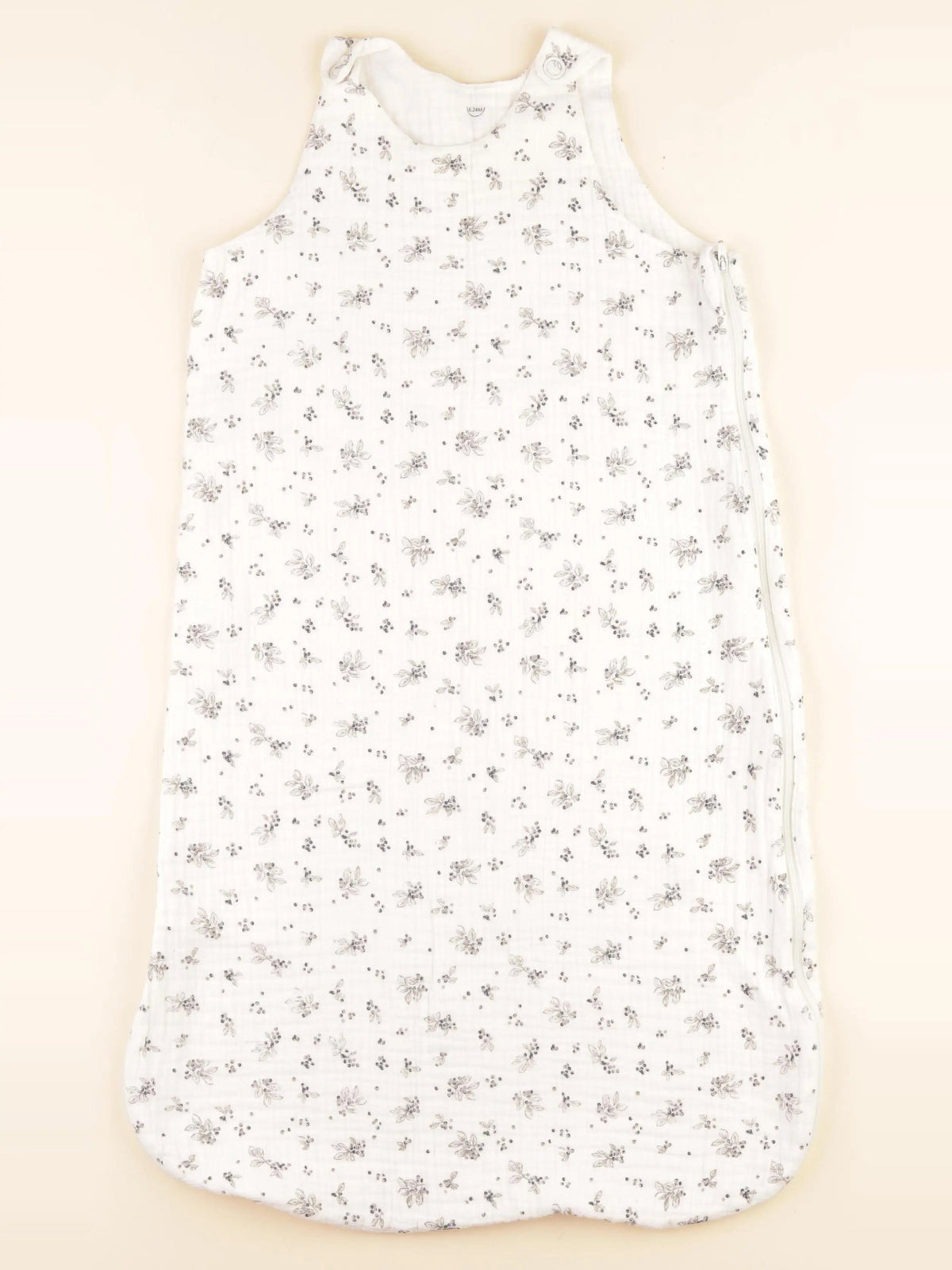 Gigoteuse blanc, gris