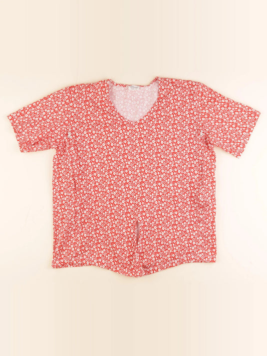 Blouse allaitement, grossesse rouge