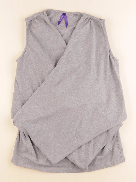 Tee-shirt grossesse, allaitement gris