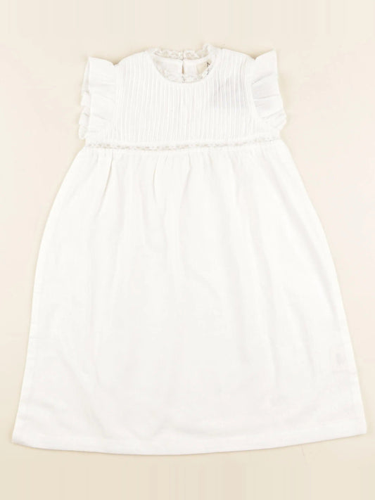 Robe abigael blanc cassé