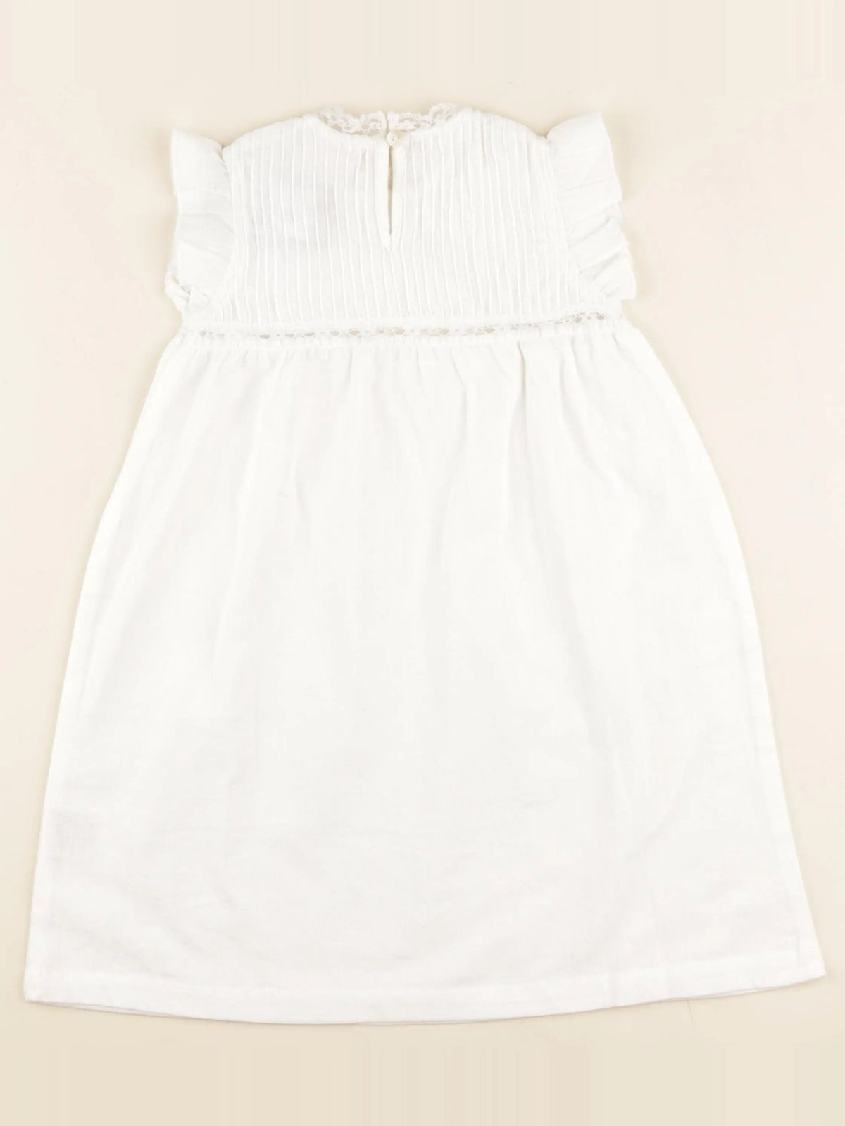 Robe abigael blanc cassé