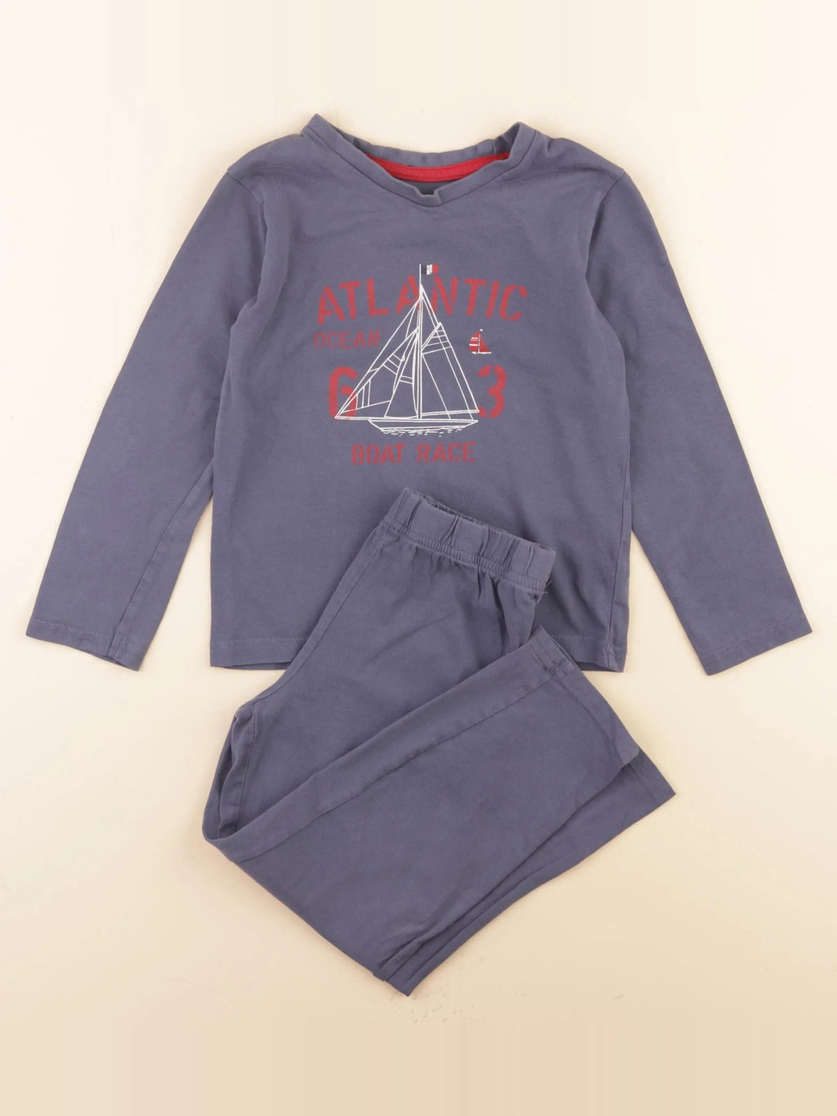 Pyjama coton bleu