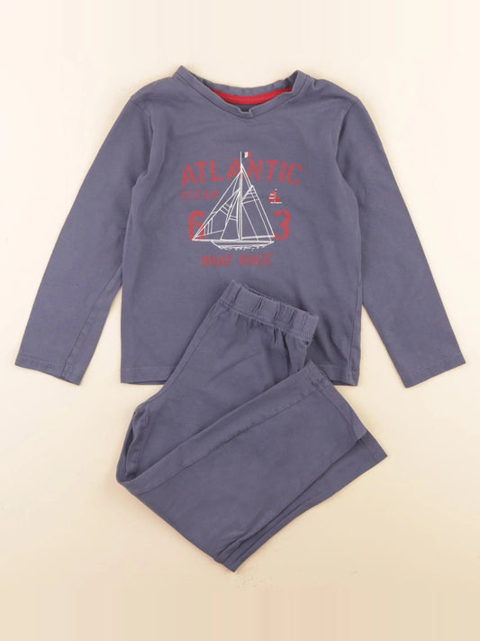 Pyjama coton bleu