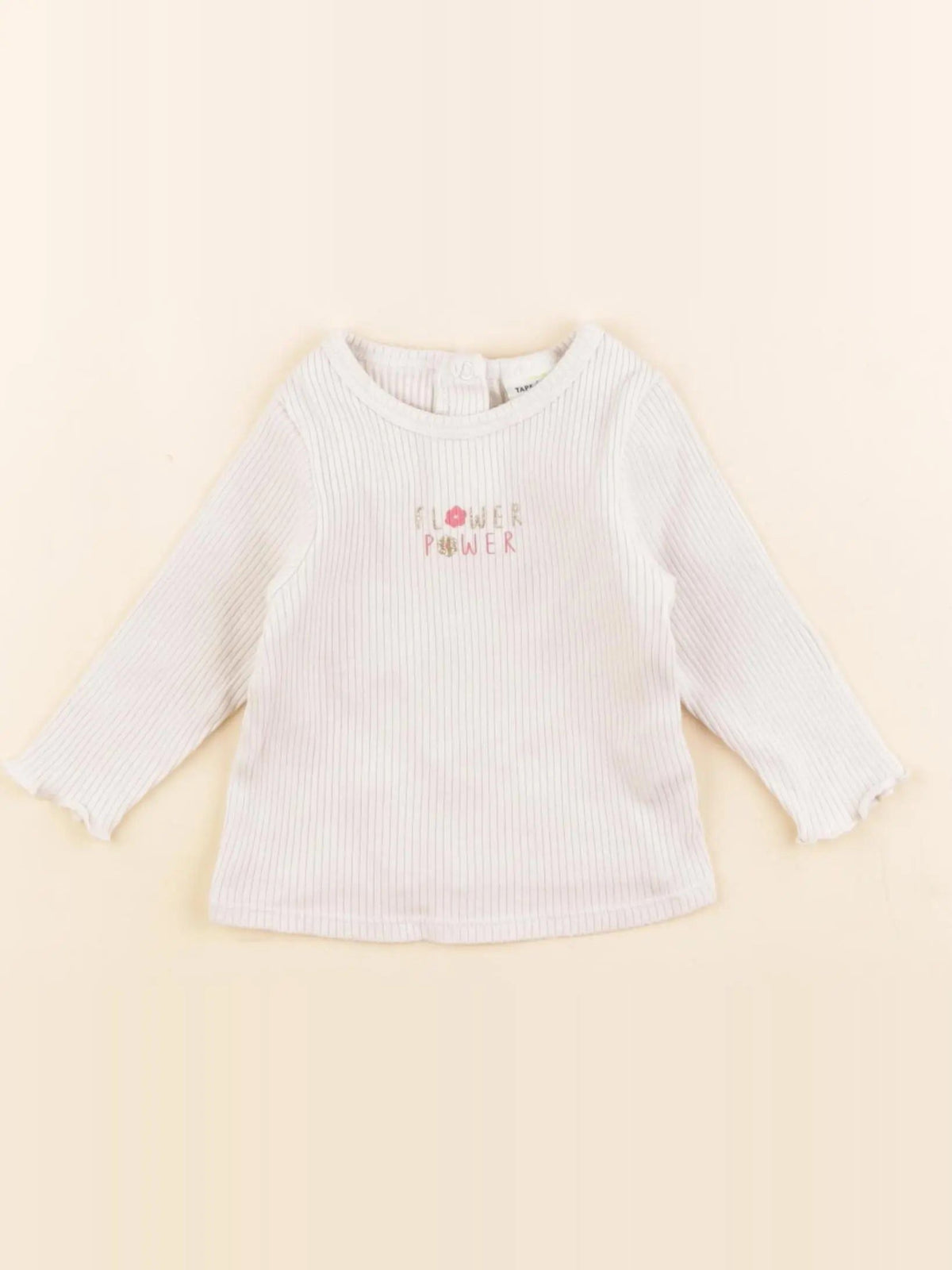 Tee-shirt beige, or
