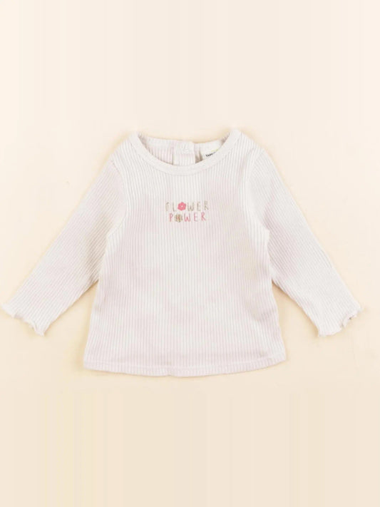 Tee-shirt beige, or