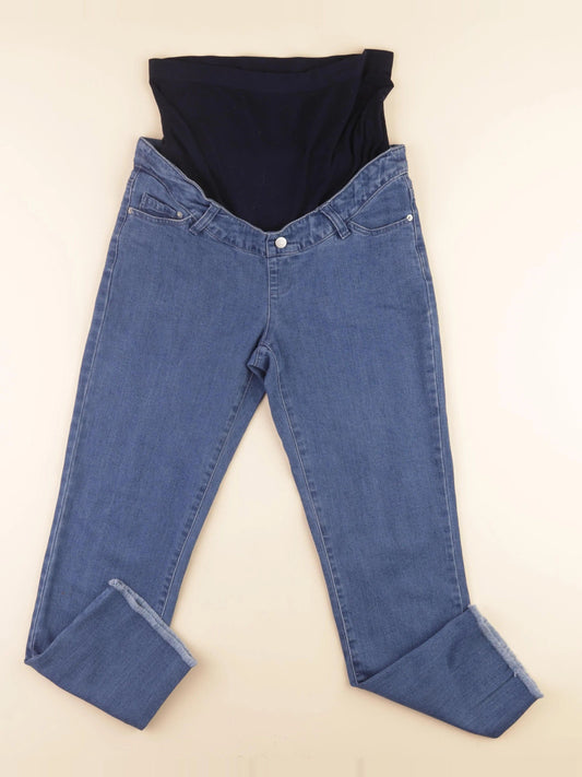 Pantalon grossesse bleu