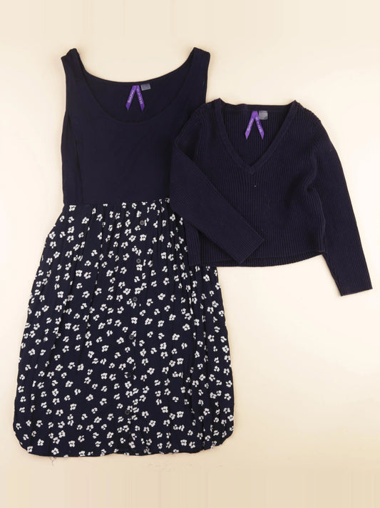 Robe grossesse bleu