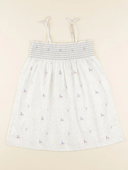 Robe amicie fleur bleu