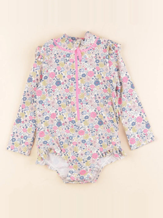 Combi de bain multicolore