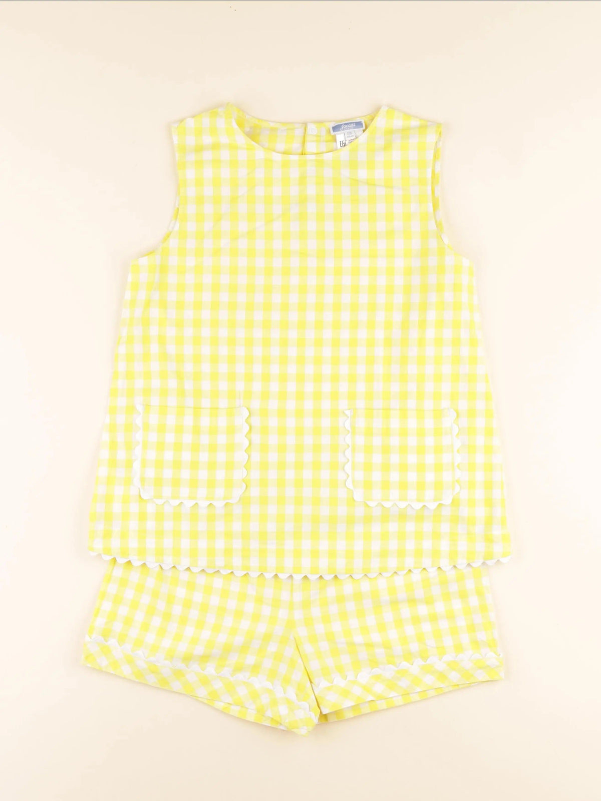 Pyjama coton jaune