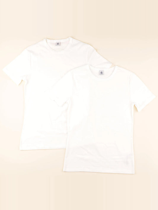 Lot de 2 maillots de corps blanc