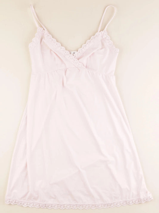 Chemise de nuit grossesse rose