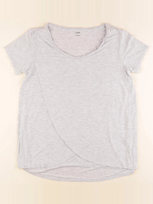 Tee-shirt grossesse, allaitement gris