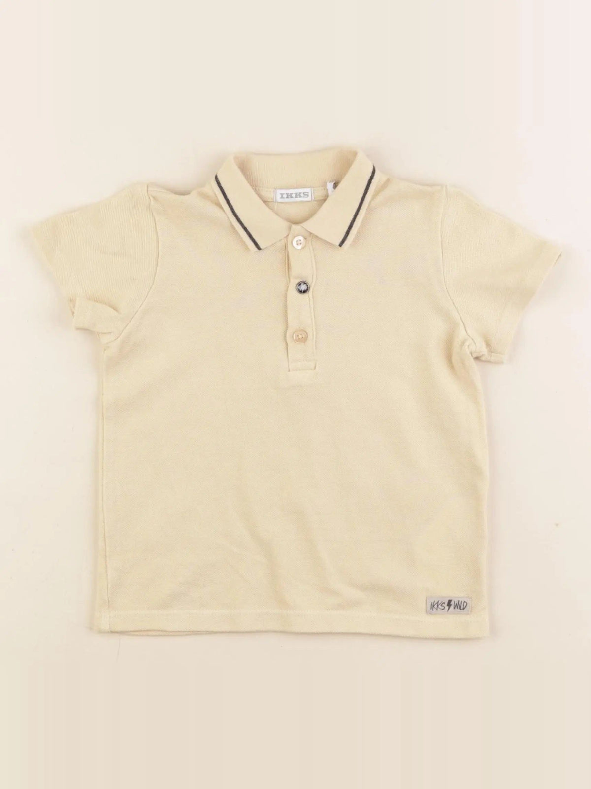 Polo imprimé au dos jaune