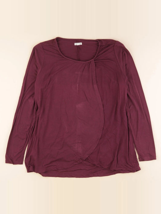 Tee-shirt grossesse, allaitement violet
