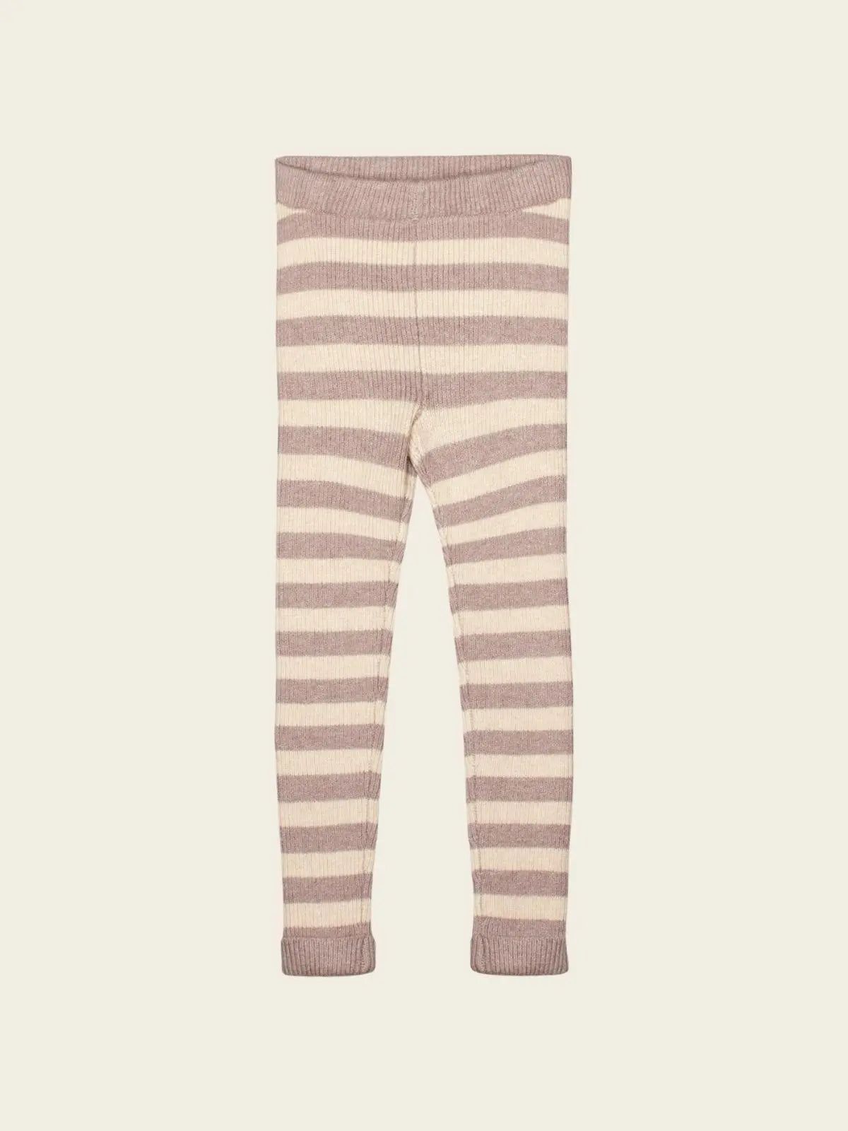 Legging violet, blanc