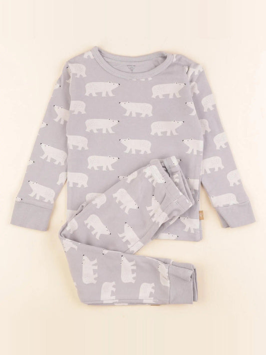 Pyjama coton gris