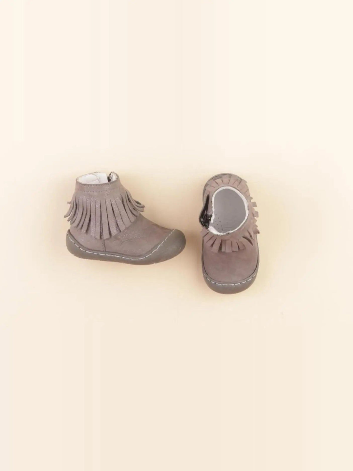 Boots gris, argent