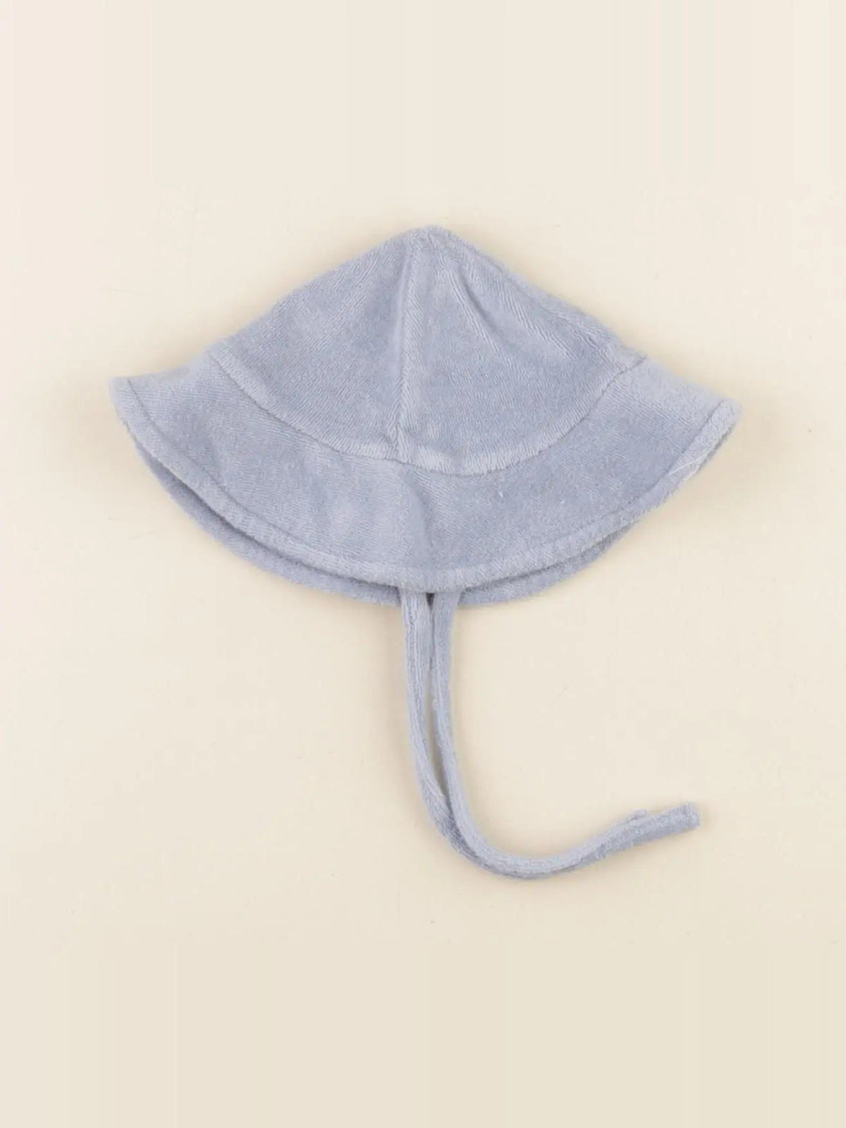 Chapeau pivoine eponge bleu fog