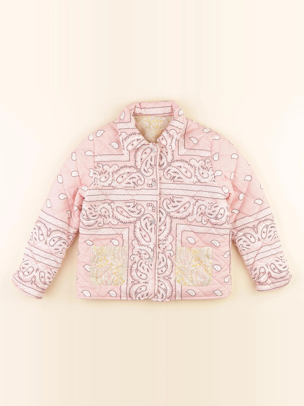 Veste réversible multicolore