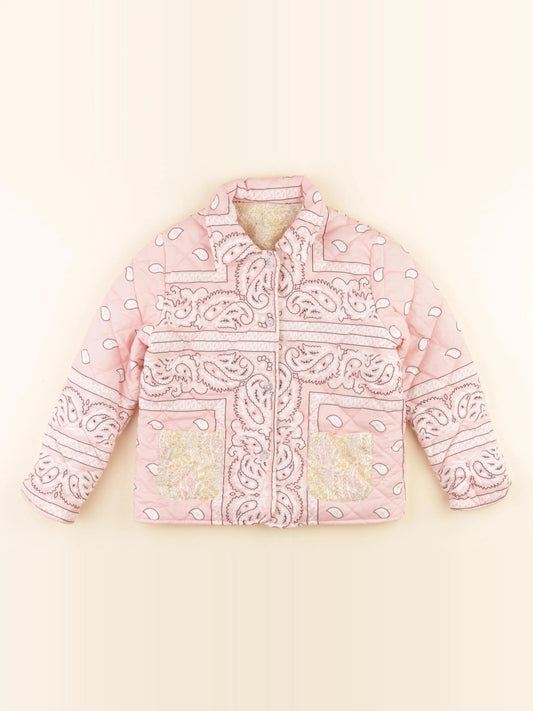 Veste réversible multicolore