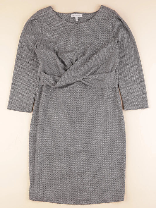Robe grossesse blanc, noir