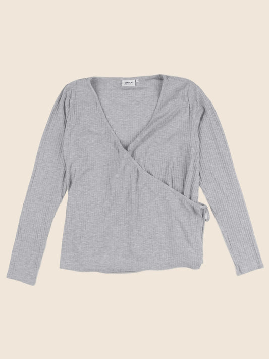 Tee-shirt grossesse gris