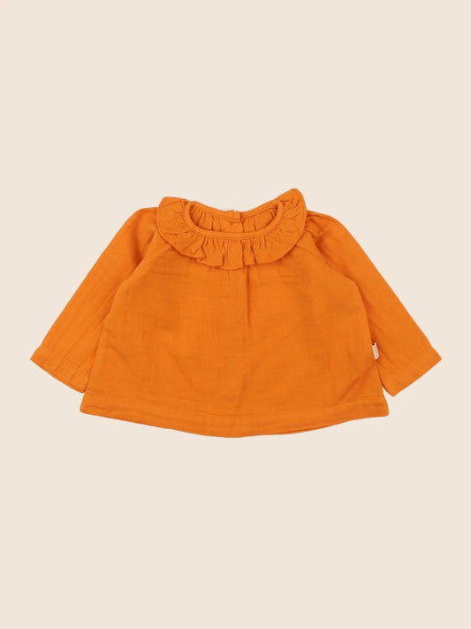 Blouse charme russet orange