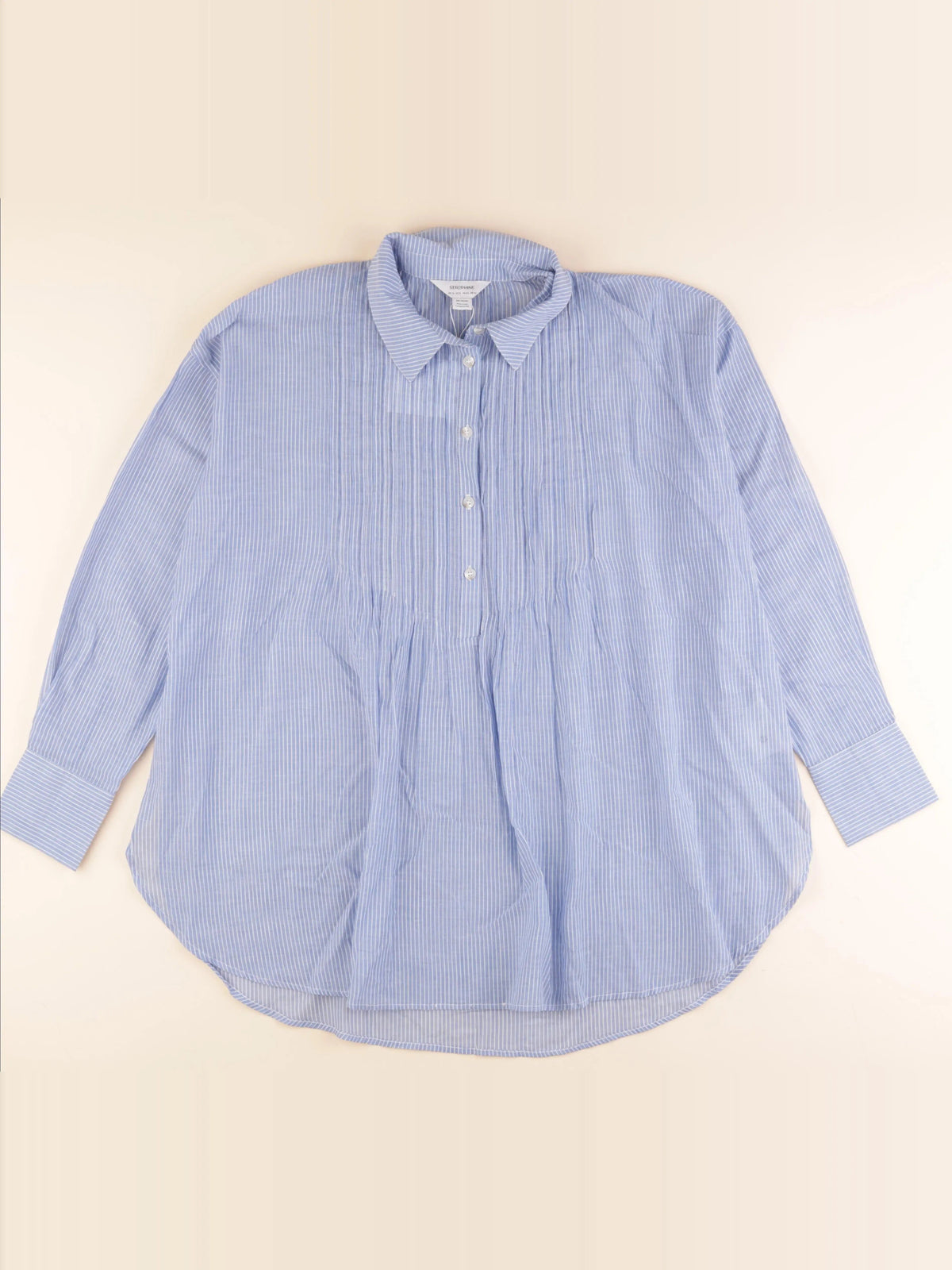 Chemise grossesse bleu