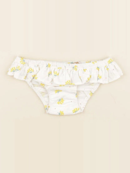 Maillot de bain coton juliette fleur jaune