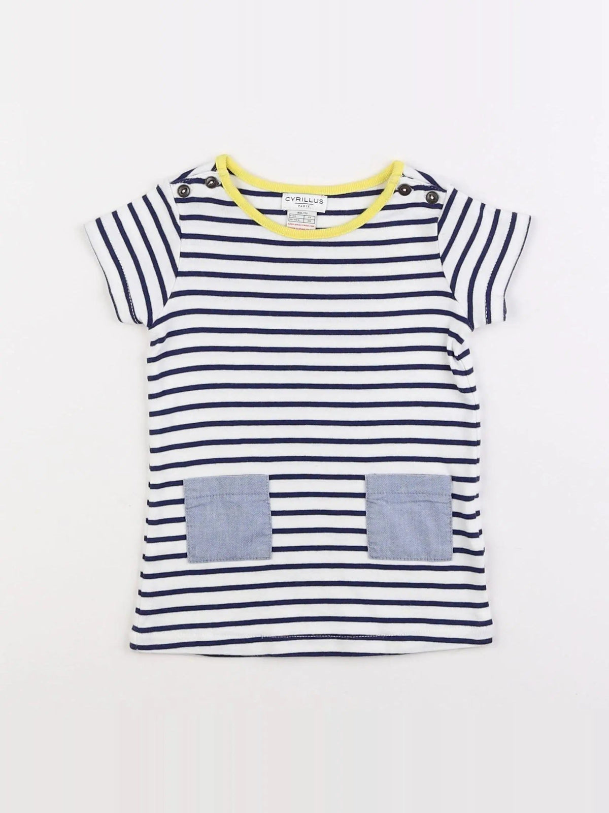 Robe bleu, blanc