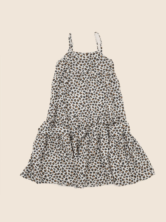 Robe beige, marron