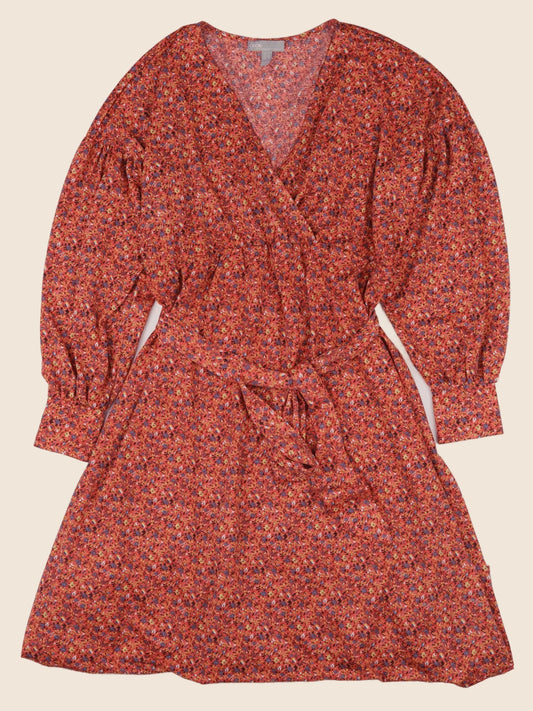 Robe longue grossesse, allaitement orange