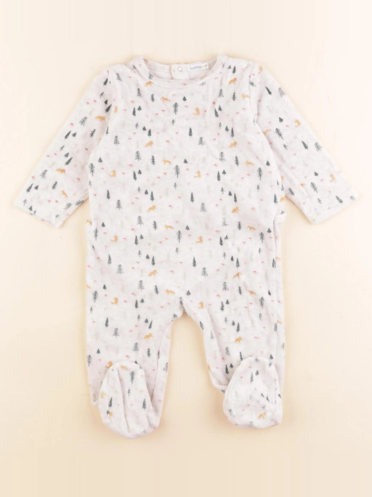 Pyjama velours gris